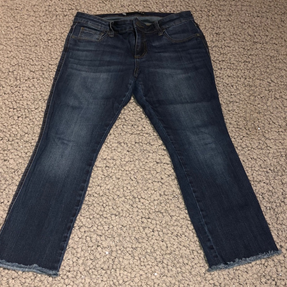 KUT From The Kloth Ankle Straight Leg Jeans